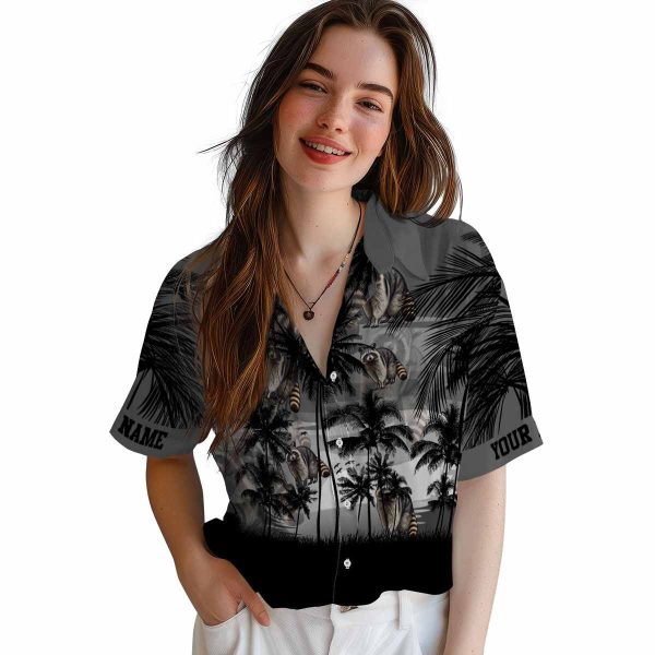 Raccoon Sunset Scene Hawaiian Shirt Trendy