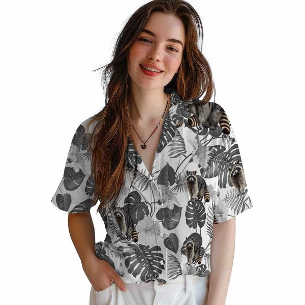 Raccoon Tropical Plants Hawaiian Shirt Trendy