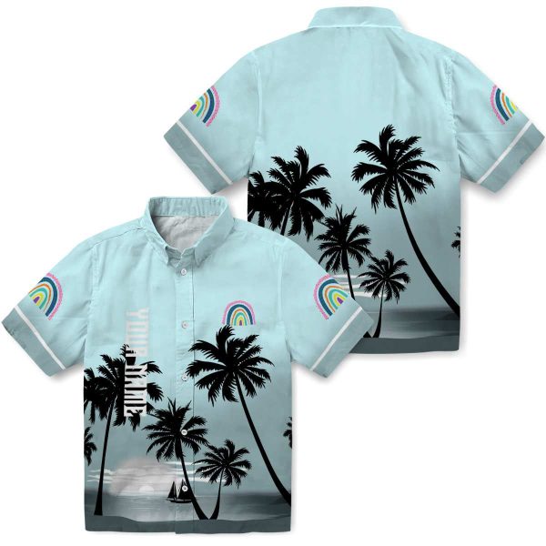 Rainbow Beach Sunset Hawaiian Shirt Latest Model