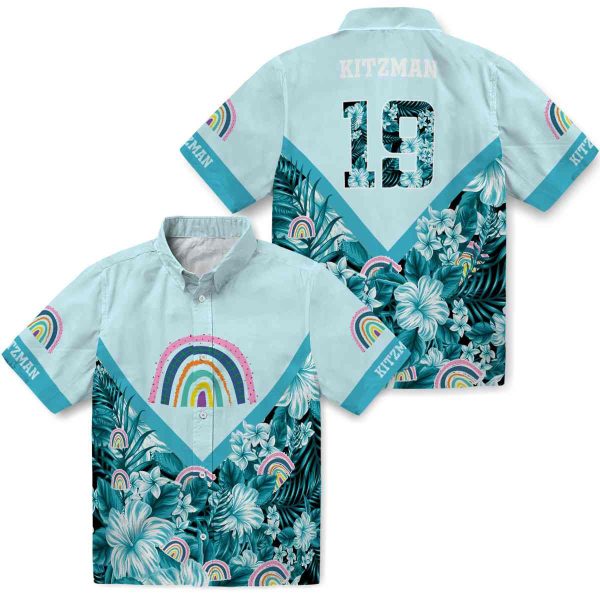 Rainbow Floral Chevron Hawaiian Shirt Latest Model