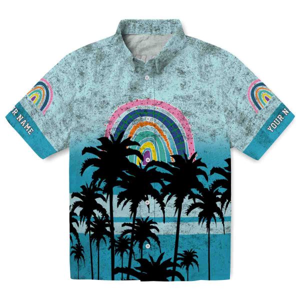 Rainbow Sunset Pattern Hawaiian Shirt Best selling