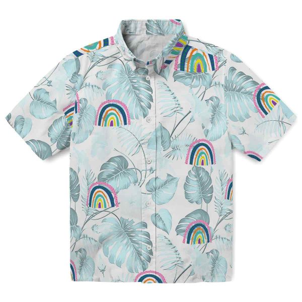 Rainbow Tropical Plants Hawaiian Shirt Best selling