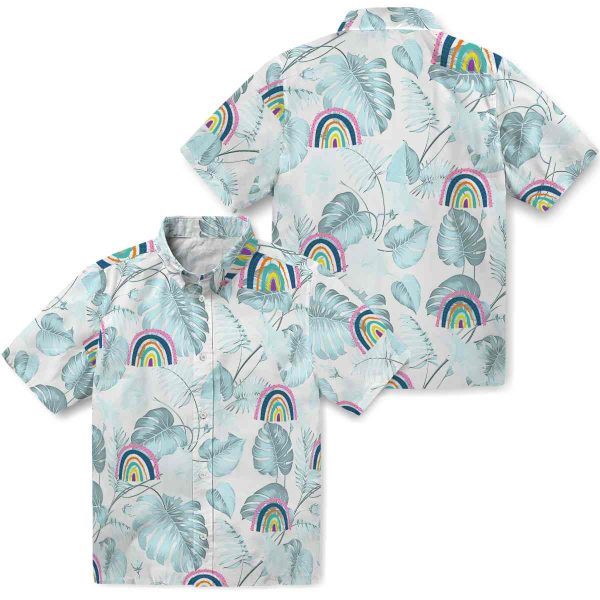 Rainbow Tropical Plants Hawaiian Shirt Latest Model