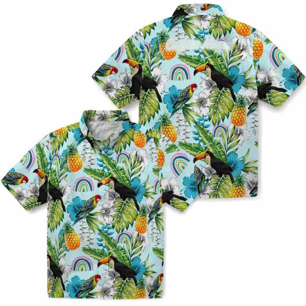 Rainbow Tropical Toucan Hawaiian Shirt Latest Model