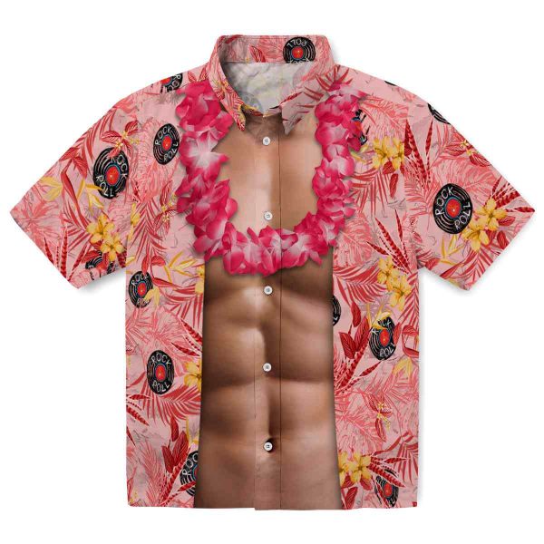 Rock And Roll Chest Illusion Hawaiian Shirt Best selling