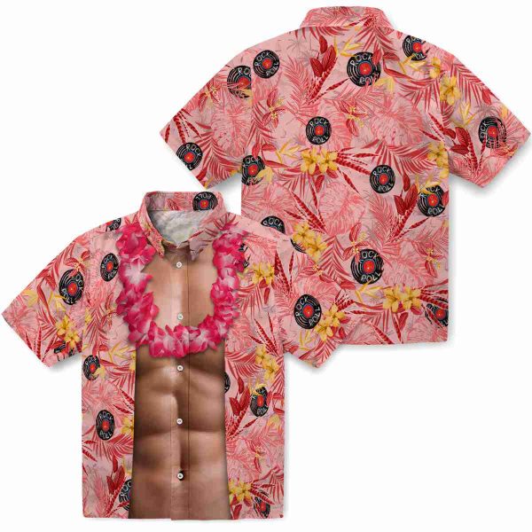 Rock And Roll Chest Illusion Hawaiian Shirt Latest Model