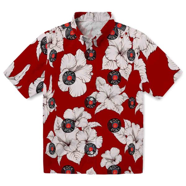 Rock And Roll Hibiscus Blooms Hawaiian Shirt Best selling