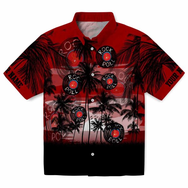 Rock And Roll Sunset Scene Hawaiian Shirt Best selling