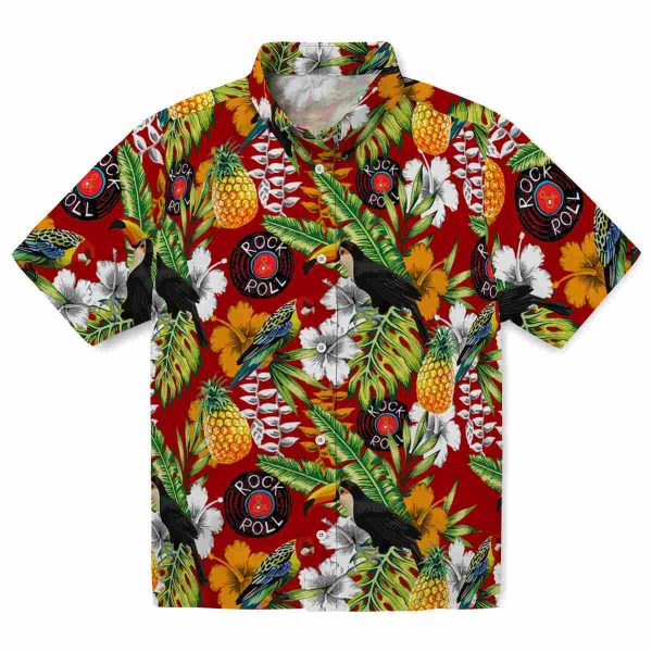 Rock And Roll Tropical Toucan Hawaiian Shirt Best selling