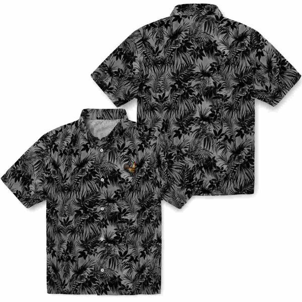 Rooster Leafy Pattern Hawaiian Shirt Latest Model