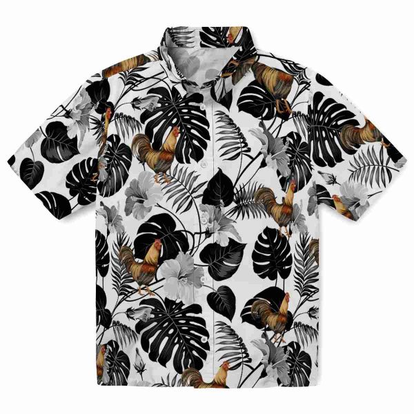 Rooster Tropical Plants Hawaiian Shirt Best selling