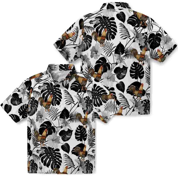 Rooster Tropical Plants Hawaiian Shirt Latest Model