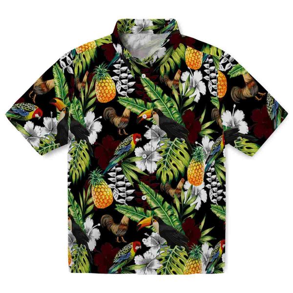 Rooster Tropical Toucan Hawaiian Shirt Best selling