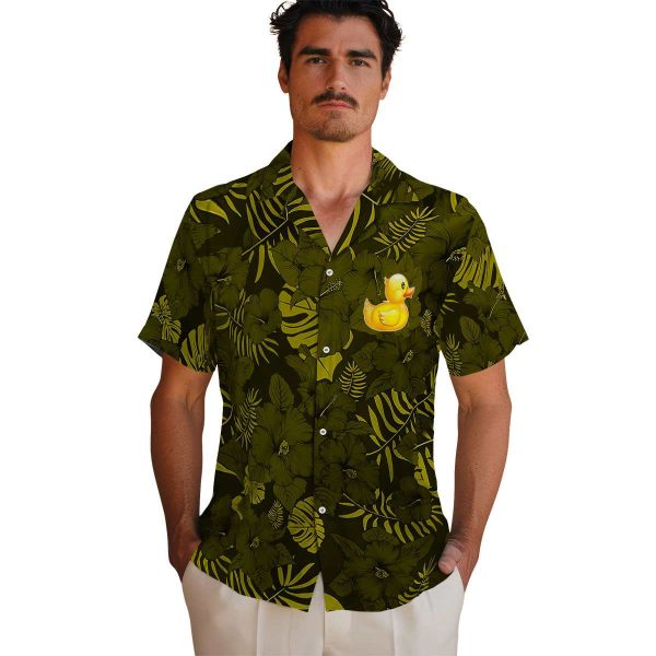 Rubber Duck Jungle Vibes Hawaiian Shirt High quality