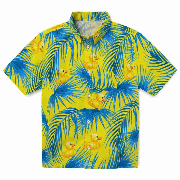 Rubber Duck Leafy Palms Hawaiian Shirt Best selling