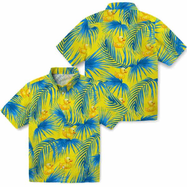 Rubber Duck Leafy Palms Hawaiian Shirt Latest Model