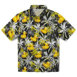 Rubber Duck Palm Pattern Hawaiian Shirt Best selling