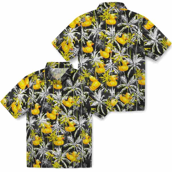 Rubber Duck Palm Pattern Hawaiian Shirt Latest Model