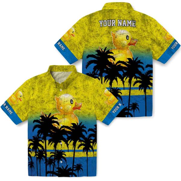 Rubber Duck Sunset Pattern Hawaiian Shirt Latest Model