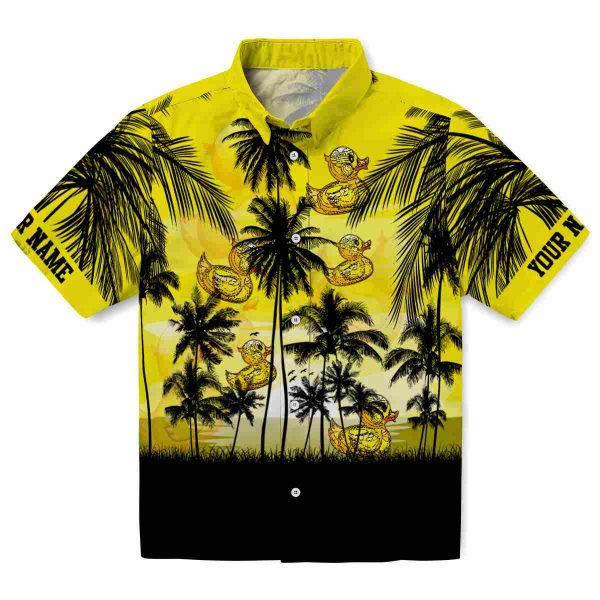 Rubber Duck Sunset Scene Hawaiian Shirt Best selling