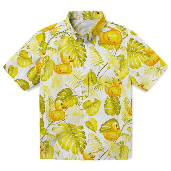 Rubber Duck Tropical Plants Hawaiian Shirt Best selling