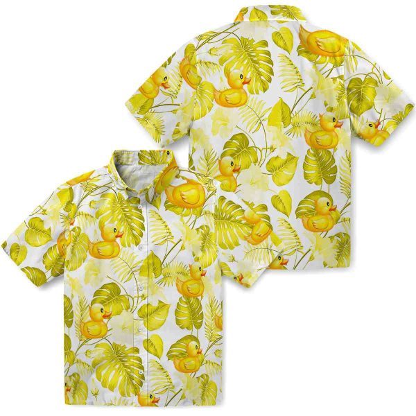 Rubber Duck Tropical Plants Hawaiian Shirt Latest Model