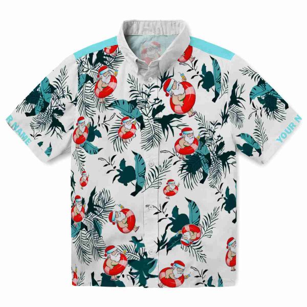 Santa Botanical Theme Hawaiian Shirt Best selling