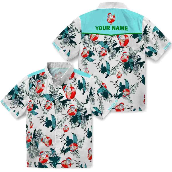 Santa Botanical Theme Hawaiian Shirt Latest Model