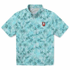 Santa Leafy Pattern Hawaiian Shirt Best selling