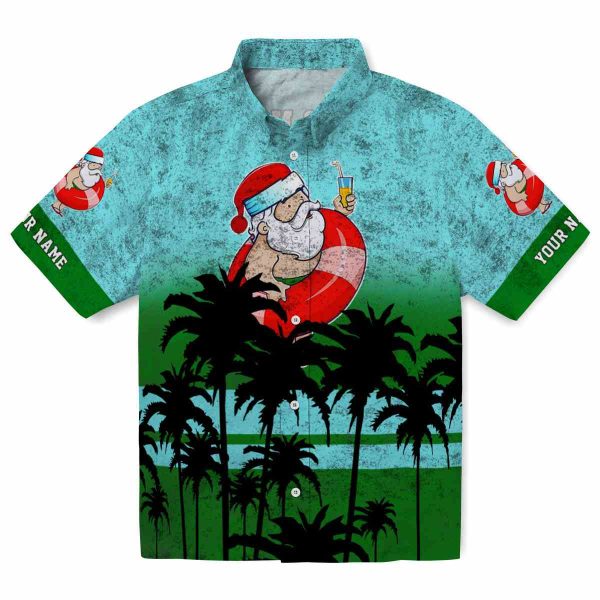 Santa Sunset Pattern Hawaiian Shirt Best selling