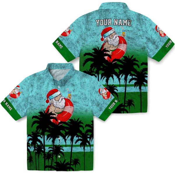 Santa Sunset Pattern Hawaiian Shirt Latest Model