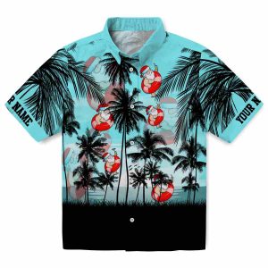 Santa Sunset Scene Hawaiian Shirt Best selling