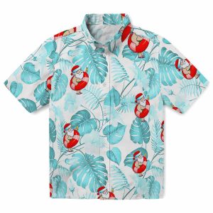 Santa Tropical Plants Hawaiian Shirt Best selling