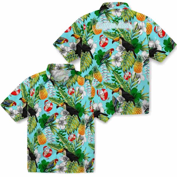 Santa Tropical Toucan Hawaiian Shirt Latest Model