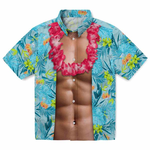 Scotch And Soda Chest Illusion Hawaiian Shirt Best selling