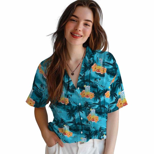 Scotch And Soda Coastal Palms Hawaiian Shirt Trendy