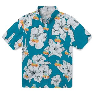 Scotch And Soda Hibiscus Blooms Hawaiian Shirt Best selling