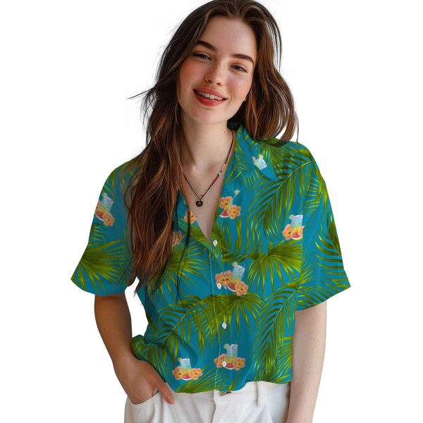 Scotch And Soda Leafy Palms Hawaiian Shirt Trendy