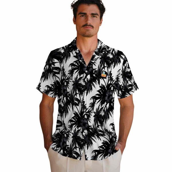 Scotch And Soda Palm Motifs Hawaiian Shirt High quality