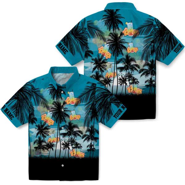 Scotch And Soda Sunset Scene Hawaiian Shirt Latest Model