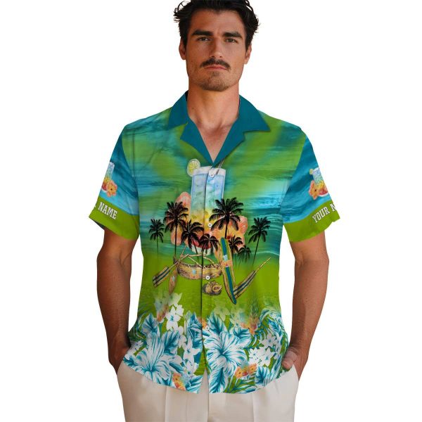 Scotch And Soda Tropical Canoe Hawaiian Shirt High quality