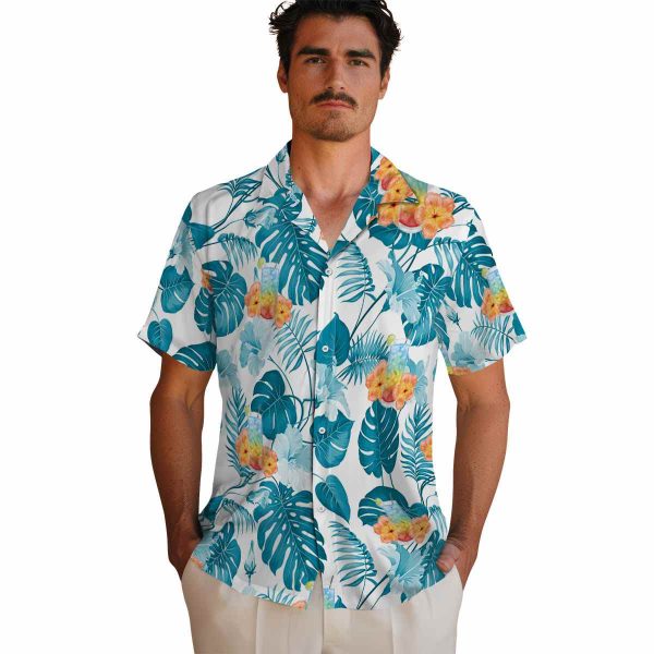 Scotch And Soda Tropical Plants Hawaiian Shirt High quality