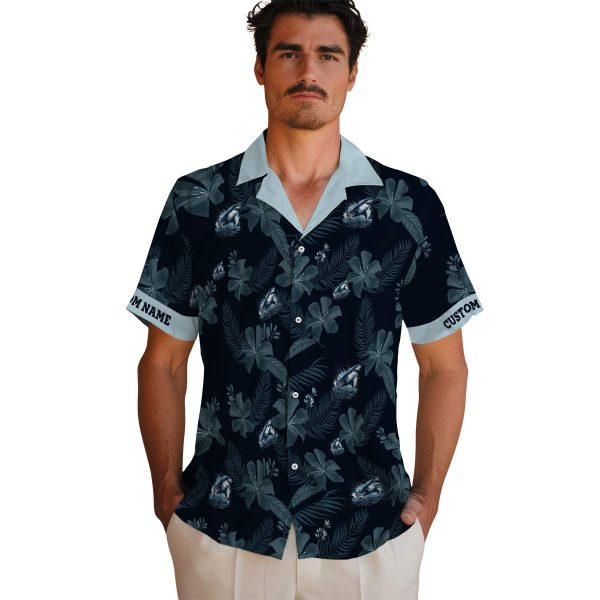 Shark Botanical Print Hawaiian Shirt High quality