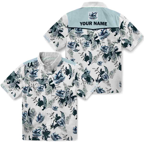 Shark Botanical Theme Hawaiian Shirt Latest Model