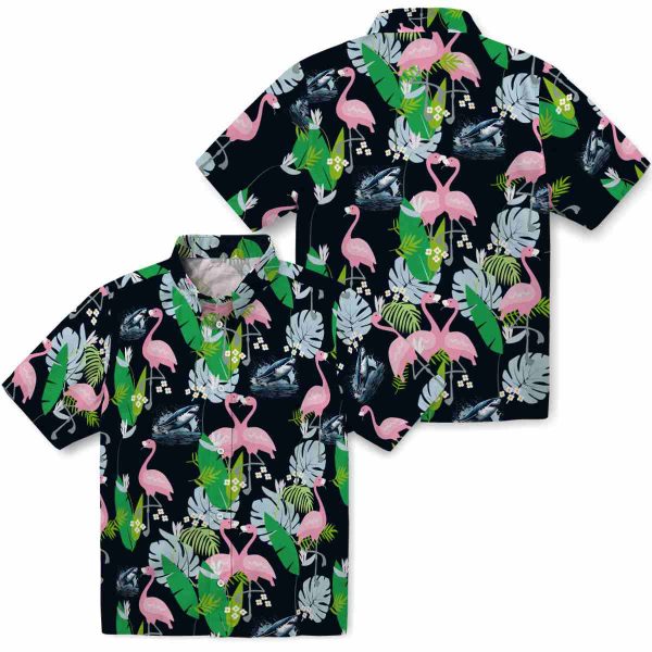 Shark Flamingo Foliage Hawaiian Shirt Latest Model