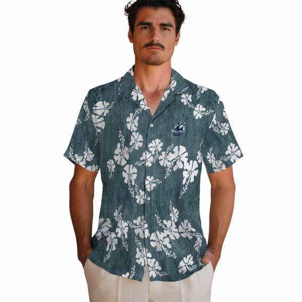 Shark Hibiscus Clusters Hawaiian Shirt High quality