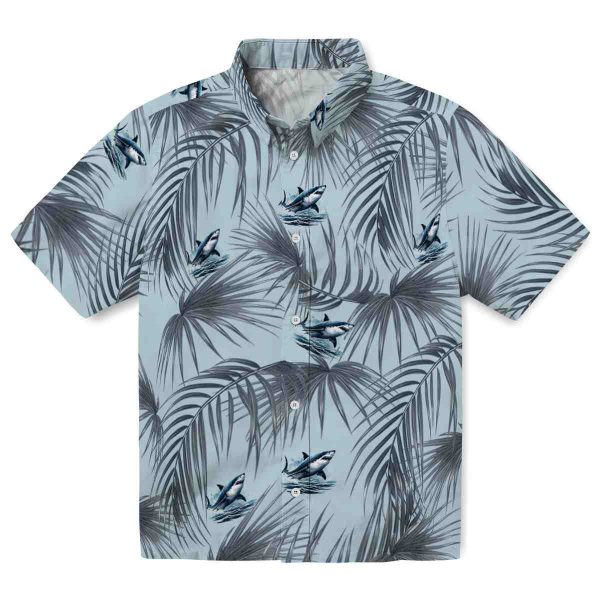 Shark Leafy Palms Hawaiian Shirt Best selling