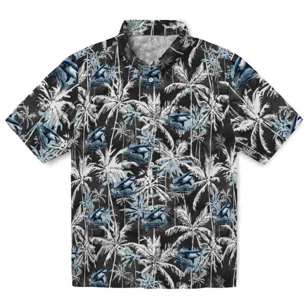 Shark Palm Pattern Hawaiian Shirt Best selling