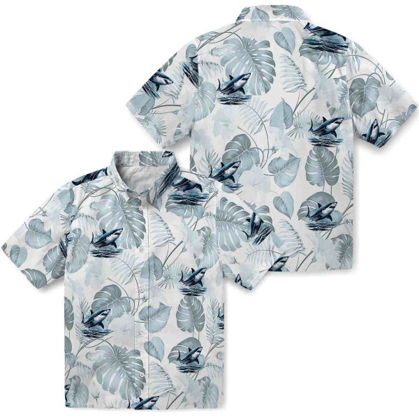 Shark Tropical Plants Hawaiian Shirt Latest Model