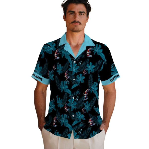 Skiing Botanical Print Hawaiian Shirt High quality